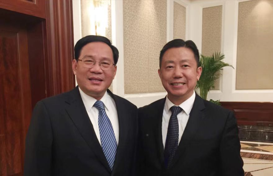 中央政治局常委、國務院總理李強與周海江合影